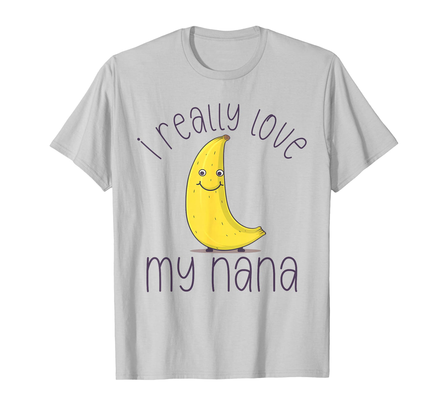 Cute Funny Banana Nana Toddler Kid I Really Love My Nana T-Shirt