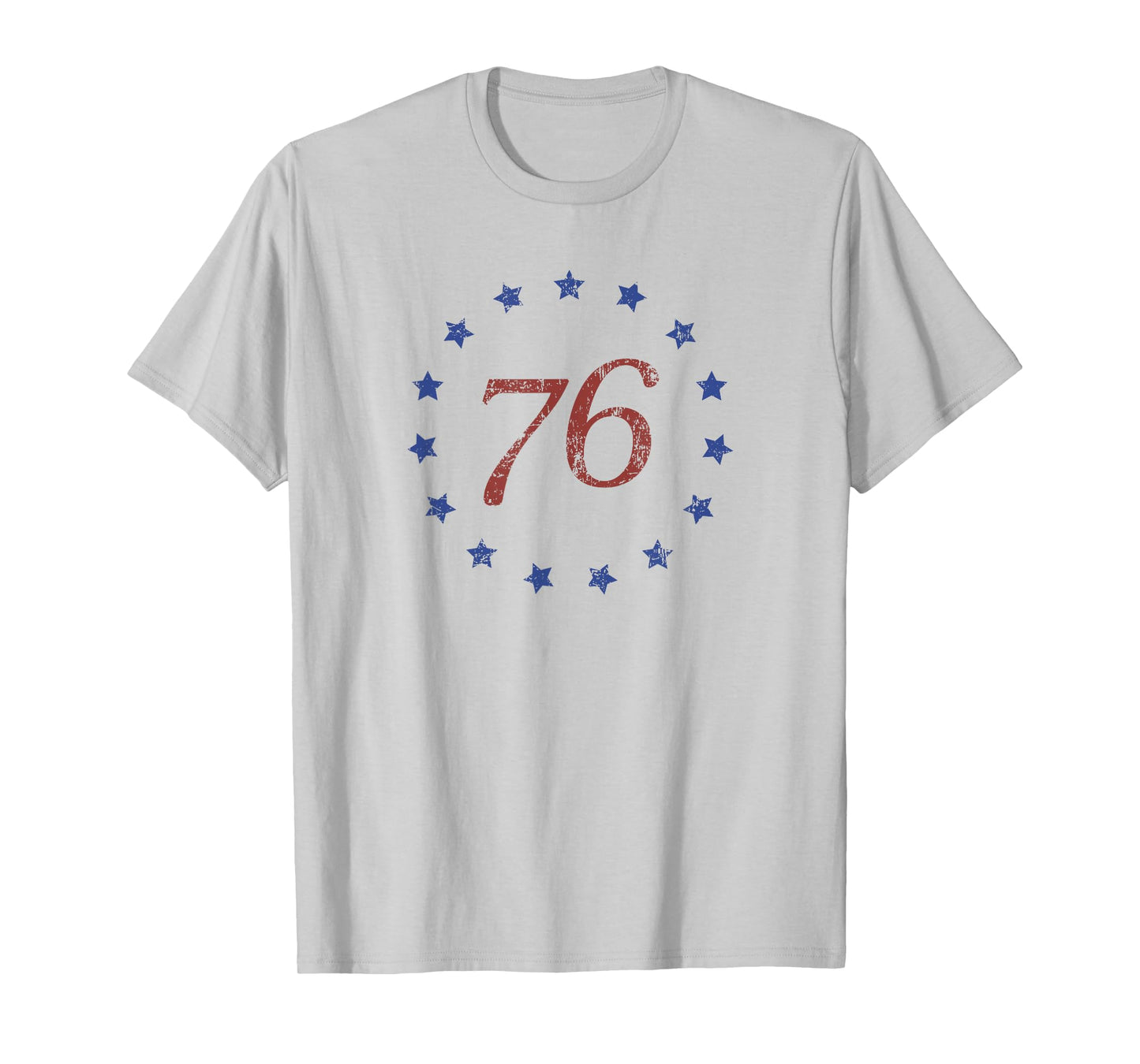 Betsy Ross Flag Spirit of 76 1776 Patriotic 4th of July T-Shirt