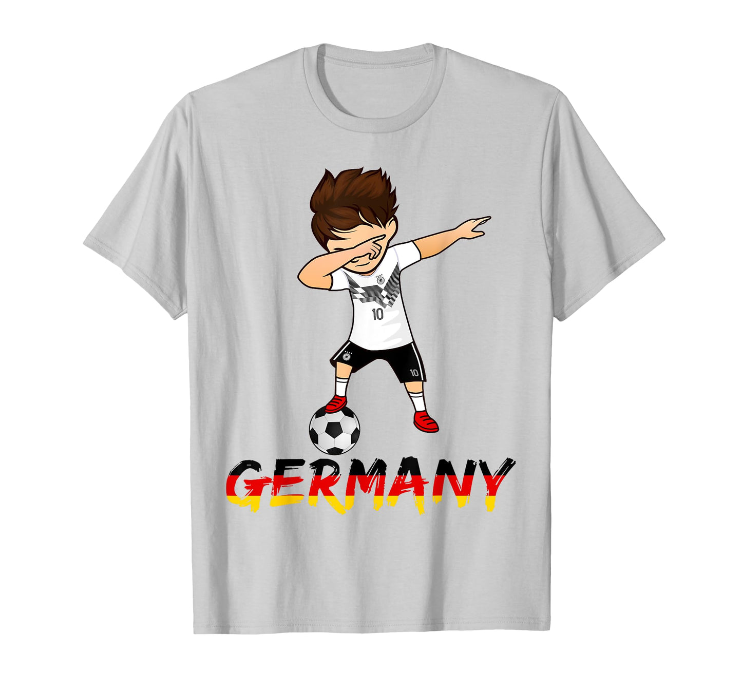 Dabbing Germany Soccer T-Shirt Boys German Football Kit Tee