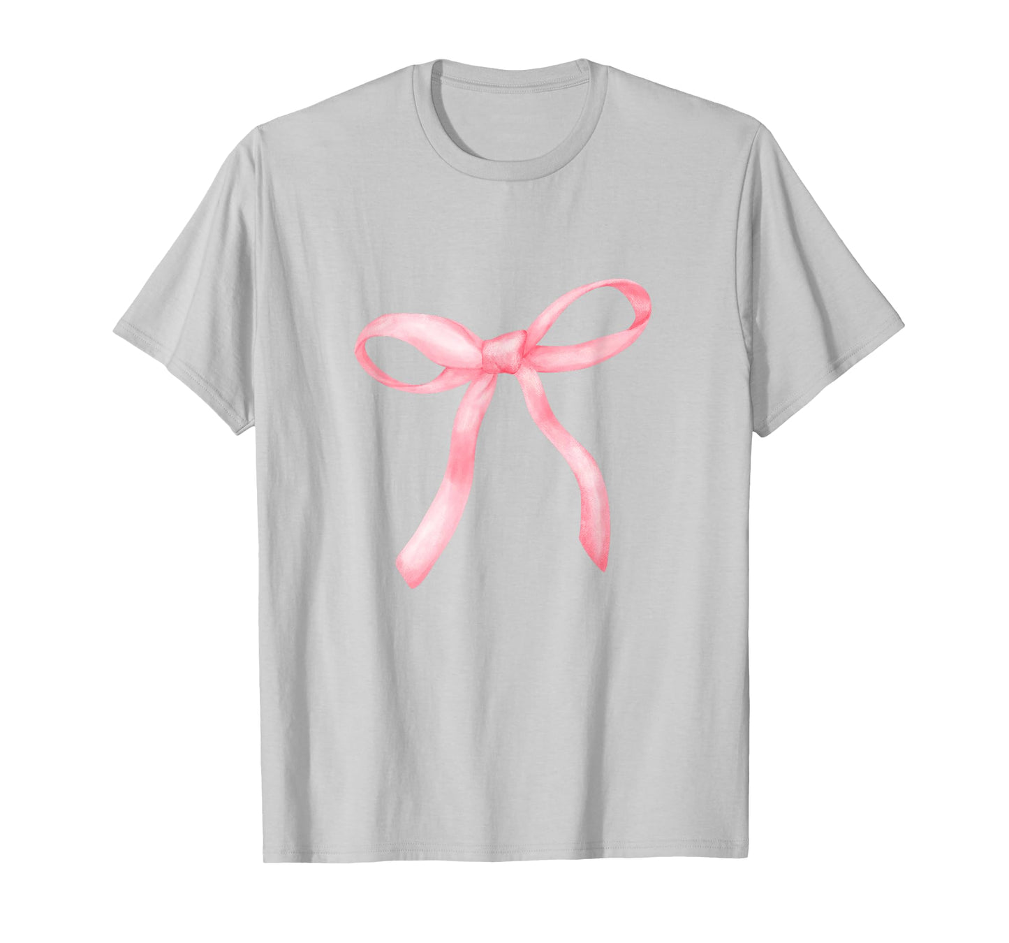 Coquette Bow Simple Pink Cute Girl T-Shirt