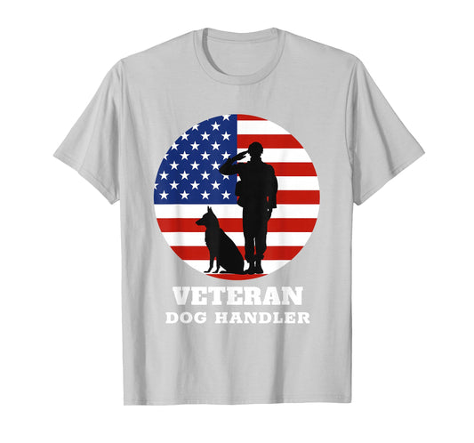 USA Veteran Dog Handler K9 T-Shirt