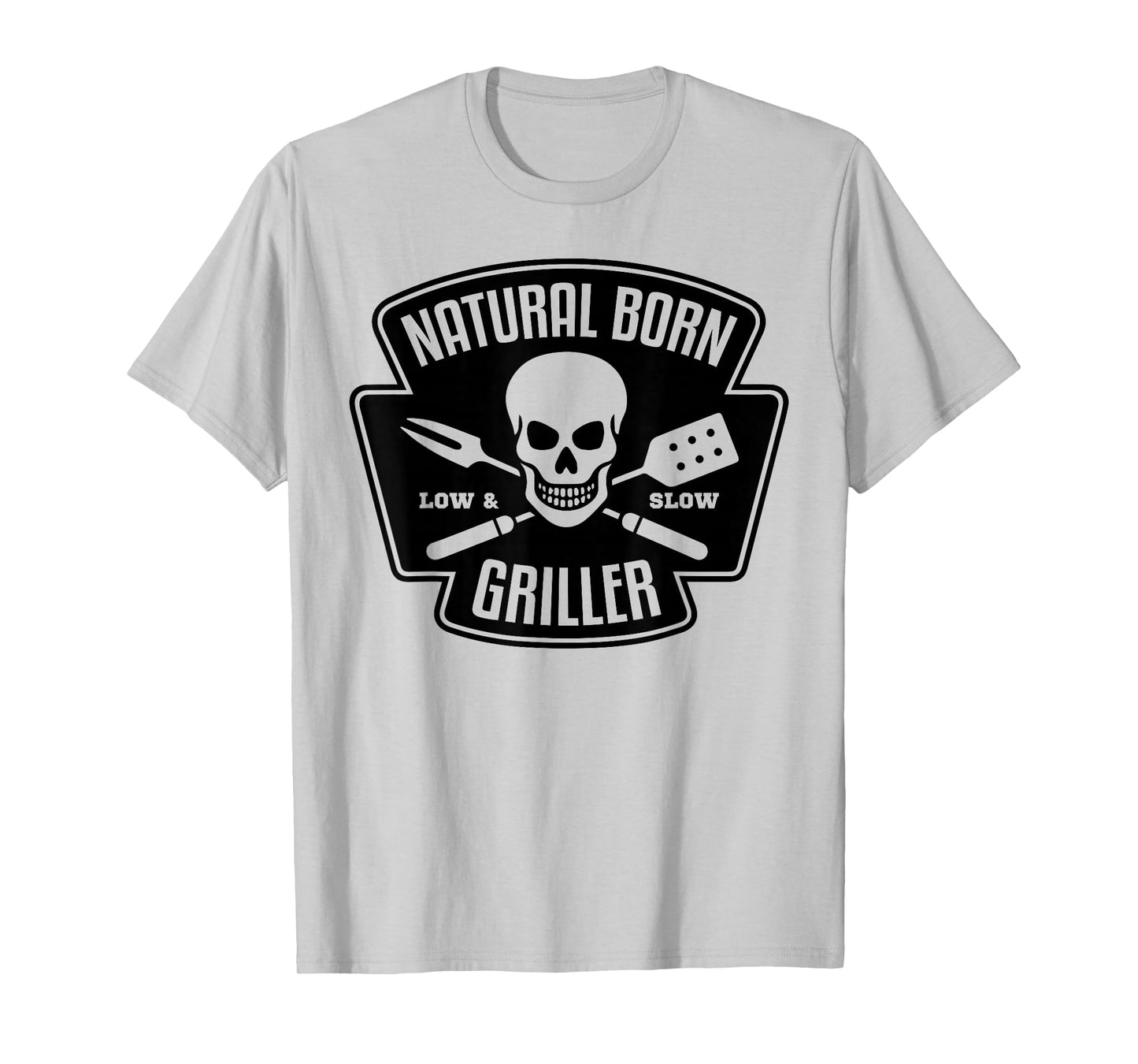 Barbecue Natural Born Grillmeister Griller Grill Gift T-Shirt