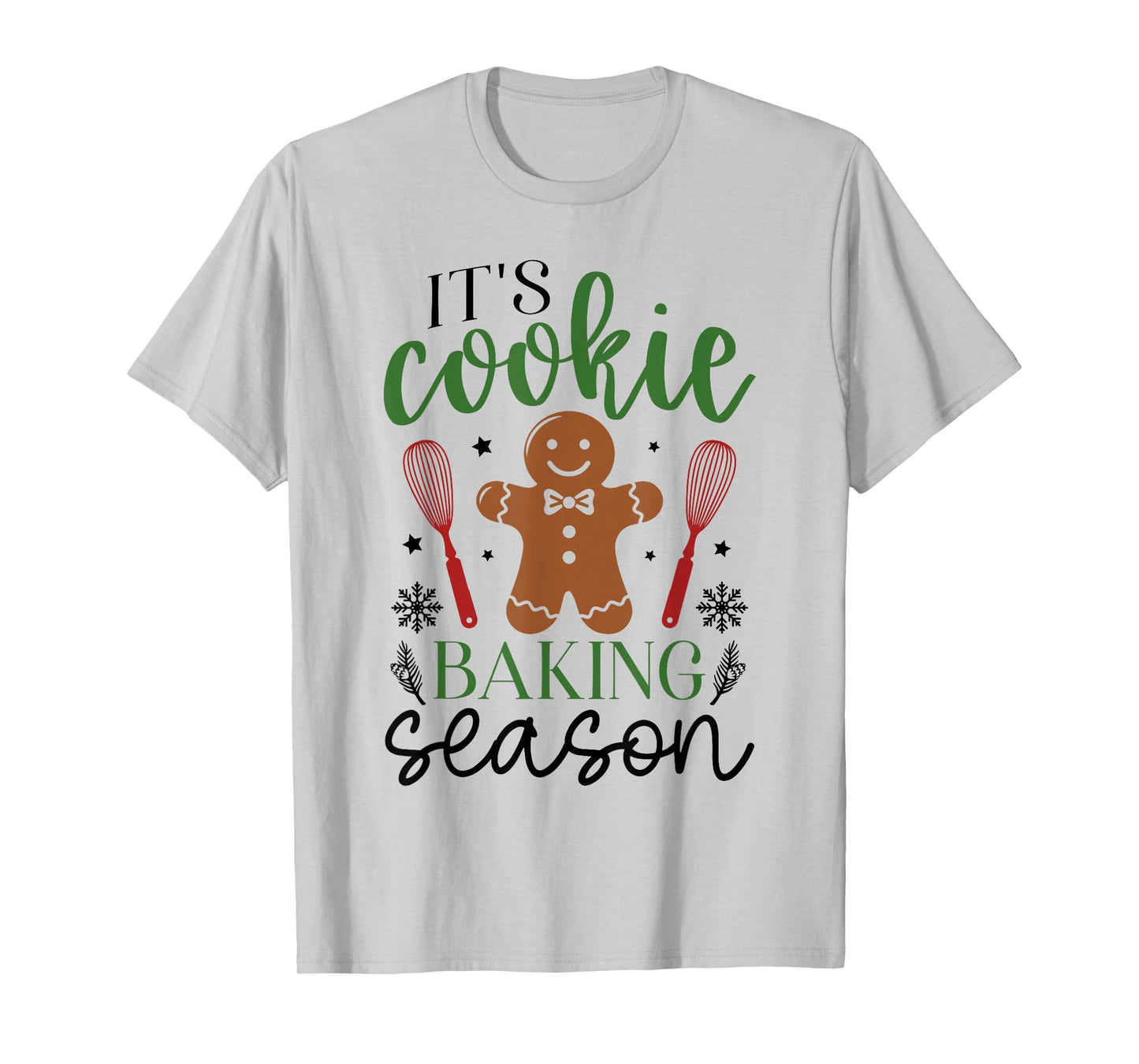 Christmas Women Cookie Baking T-Shirt