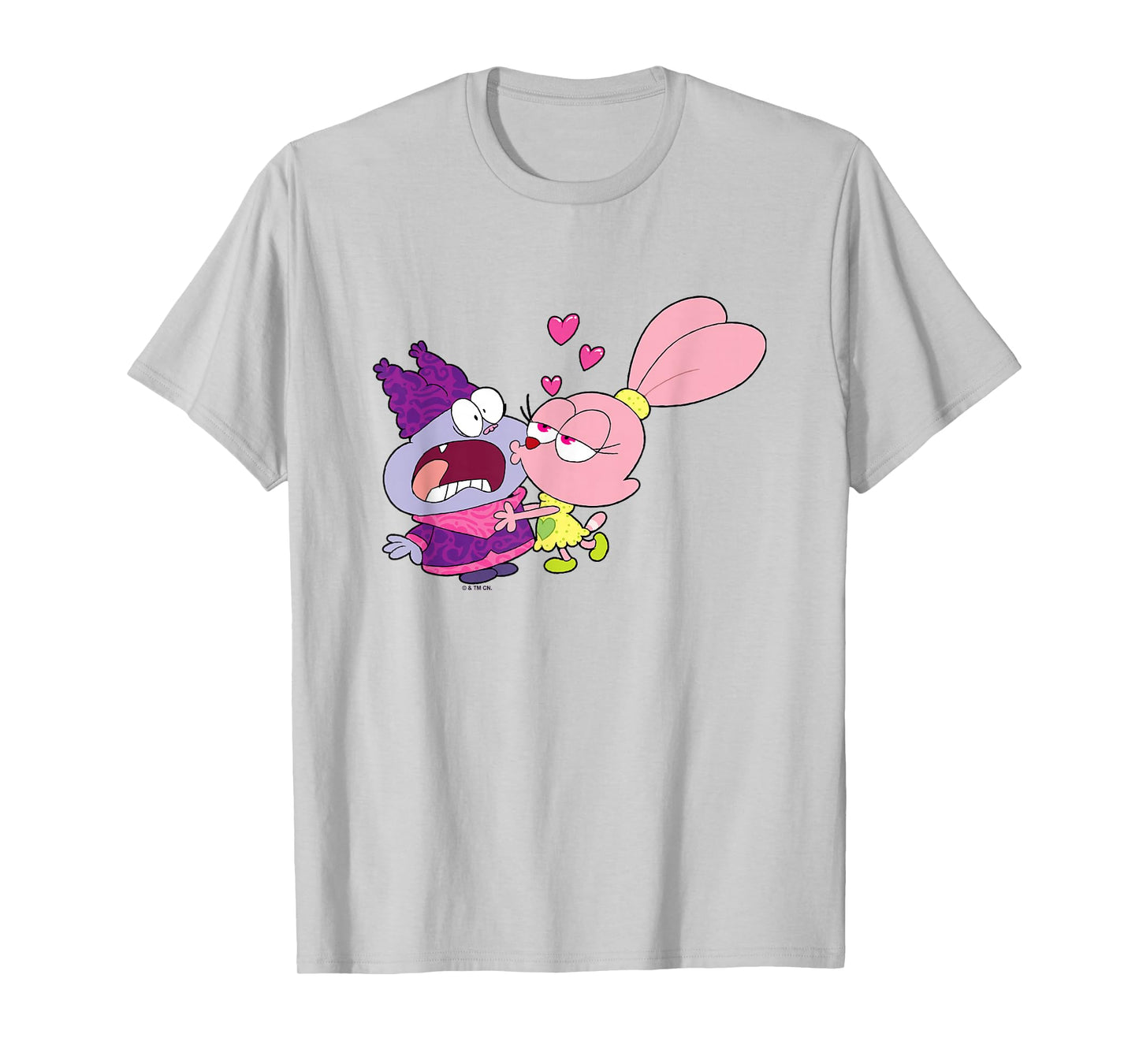 Chowder Valentine's Day Panini Kissing A Terrified Chowder T-Shirt
