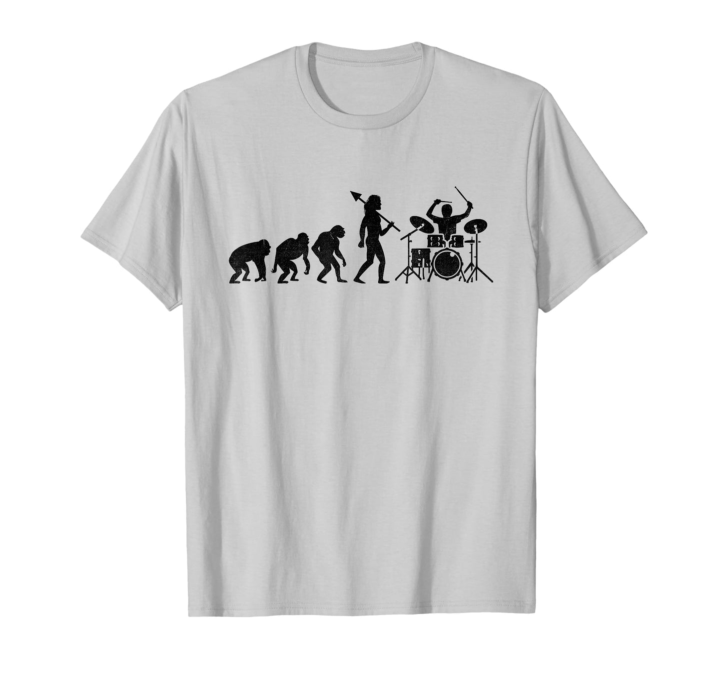 Drummer Evolution Drum Music Lover Drumming Drummers T-Shirt