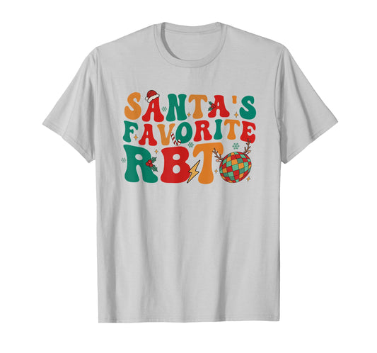 Groovy Santa's Favorite RBT Christmas Behavior Analyst Women T-Shirt