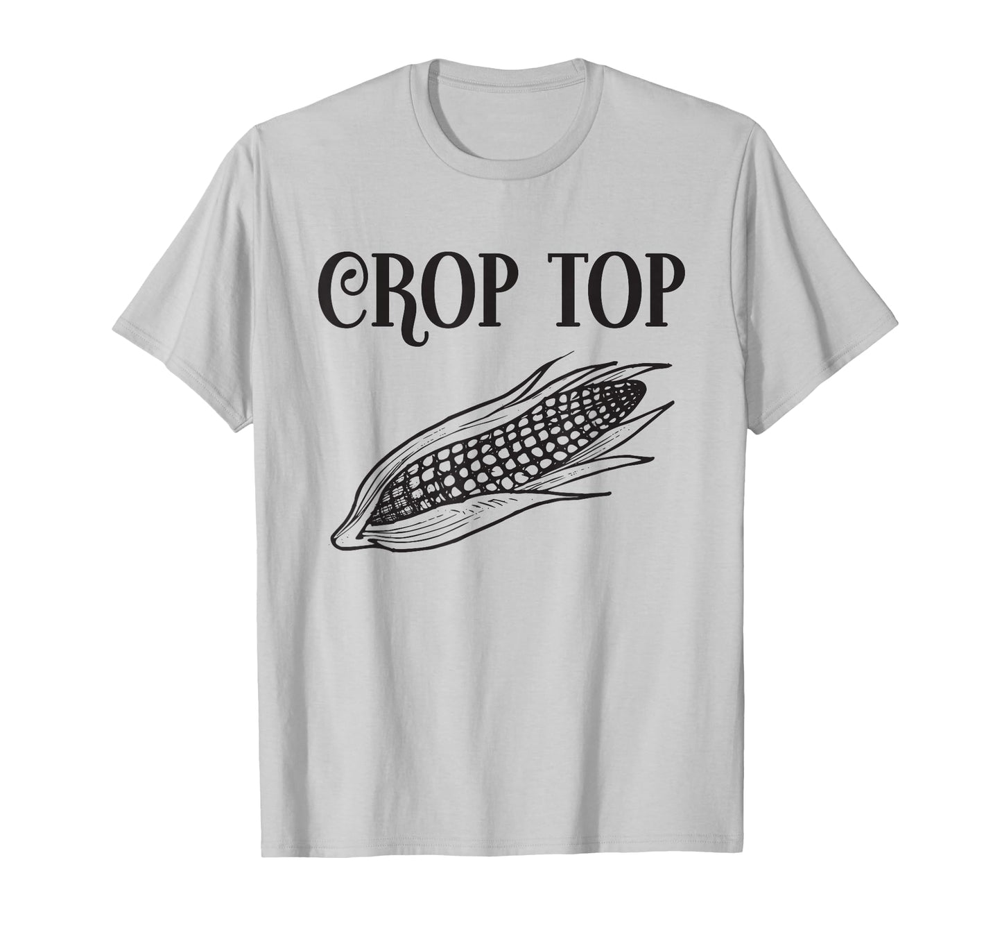 Crop Top Funny Gardening Farming Corn Lover Corny Country T-Shirt