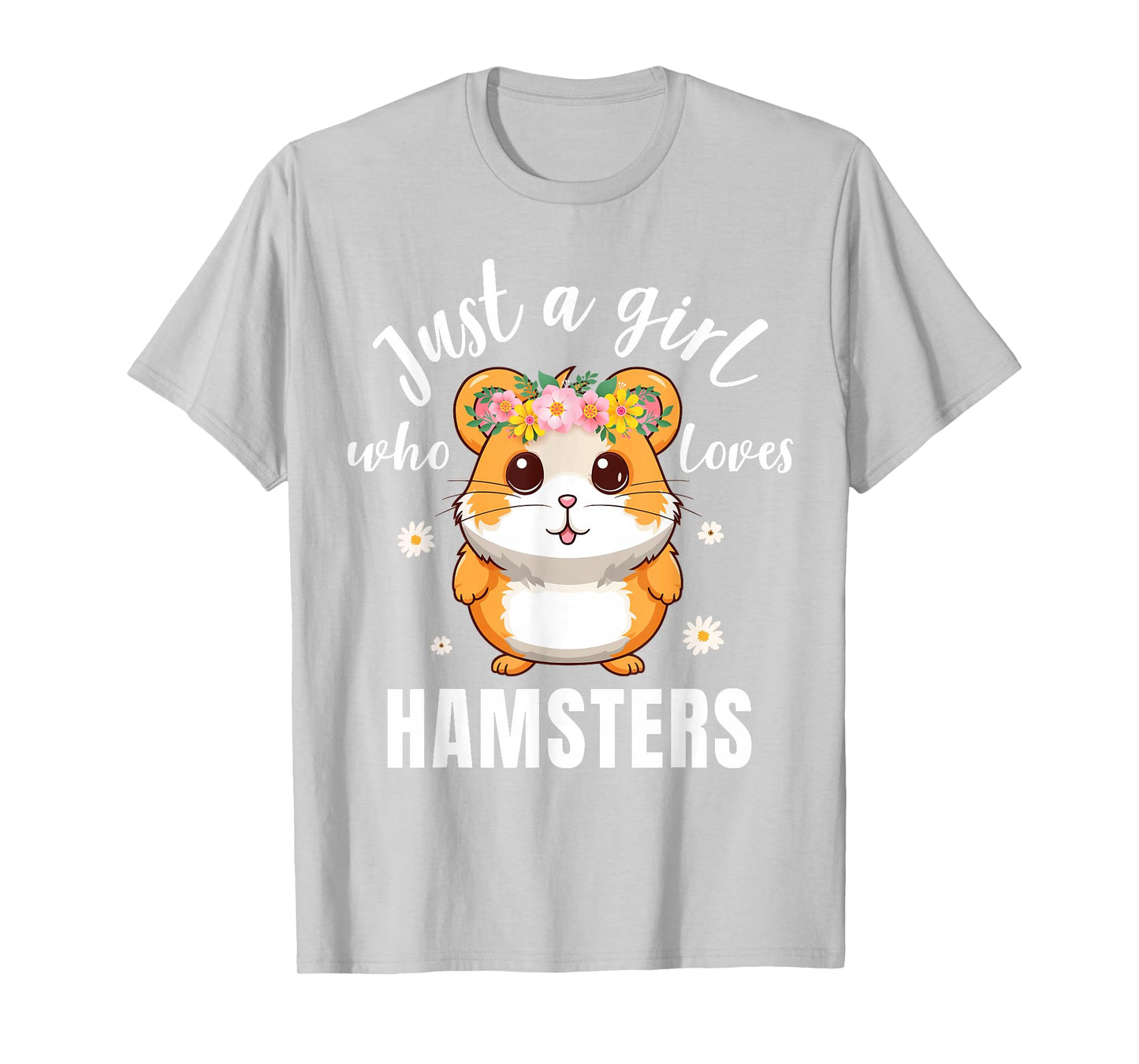 Hamster Shirt Kids Girls Just a Girl Who Loves Hamsters T-Shirt