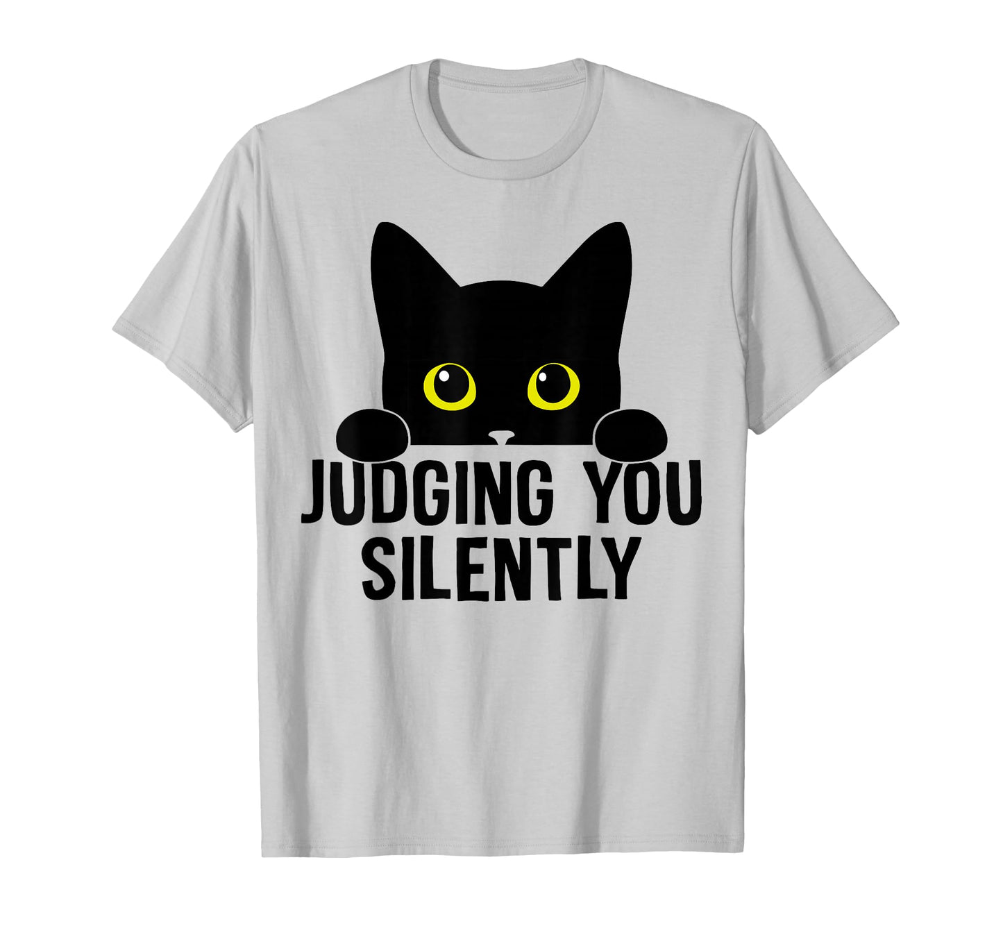 Funny Cat Judging You Silently Sarcastic Cat T-Shirt
