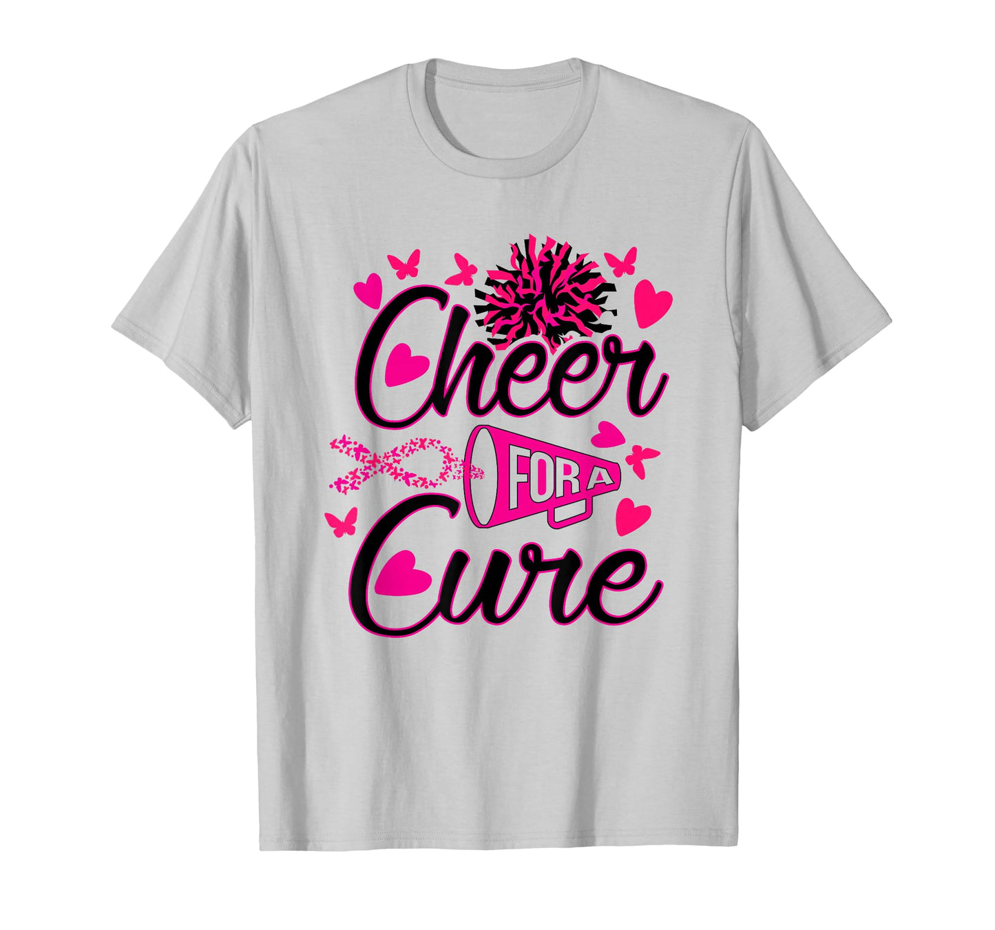 Cheer For The Cure Breast Cancer Awareness T-Shirt