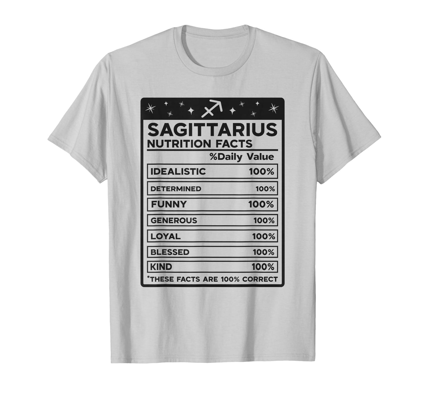 Sagittarius Nutritional Style Zodiac Design, Sagittarius T-Shirt