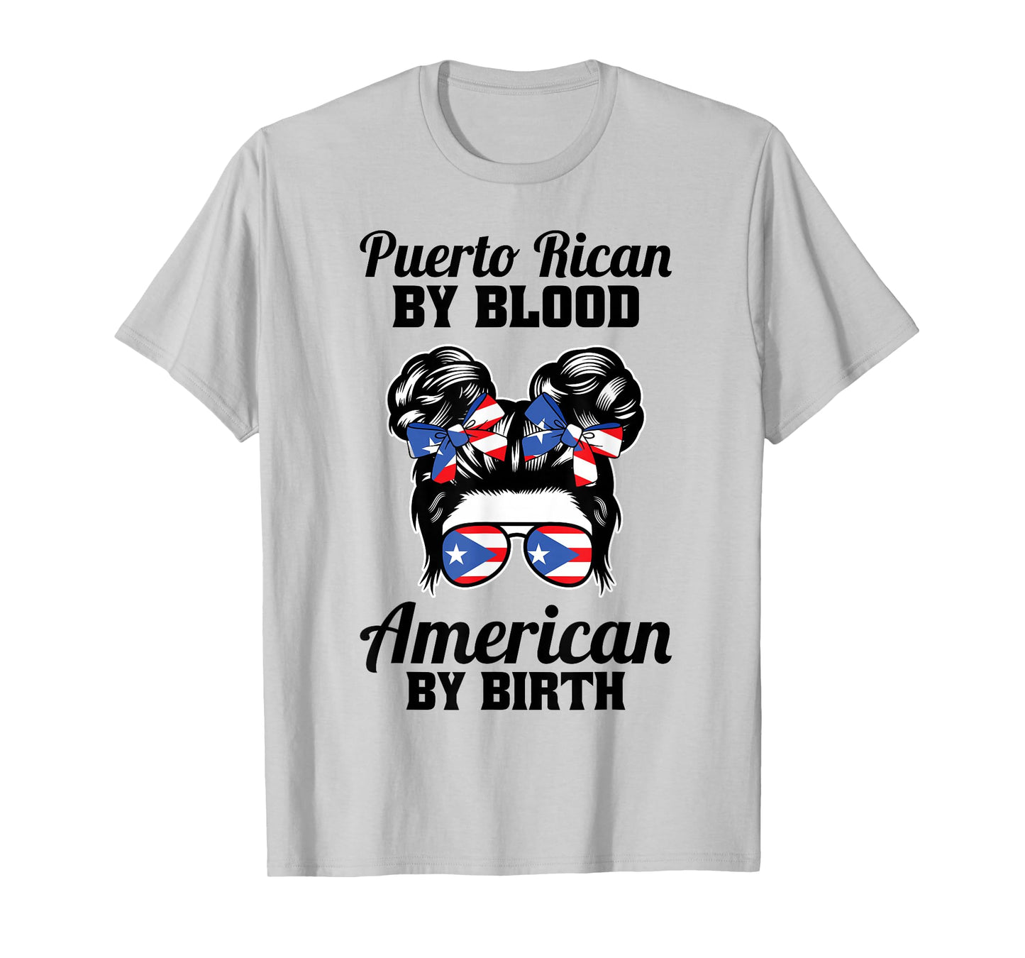 Puerto Rican by blood American by birth Puerto rican roots T-Shirt