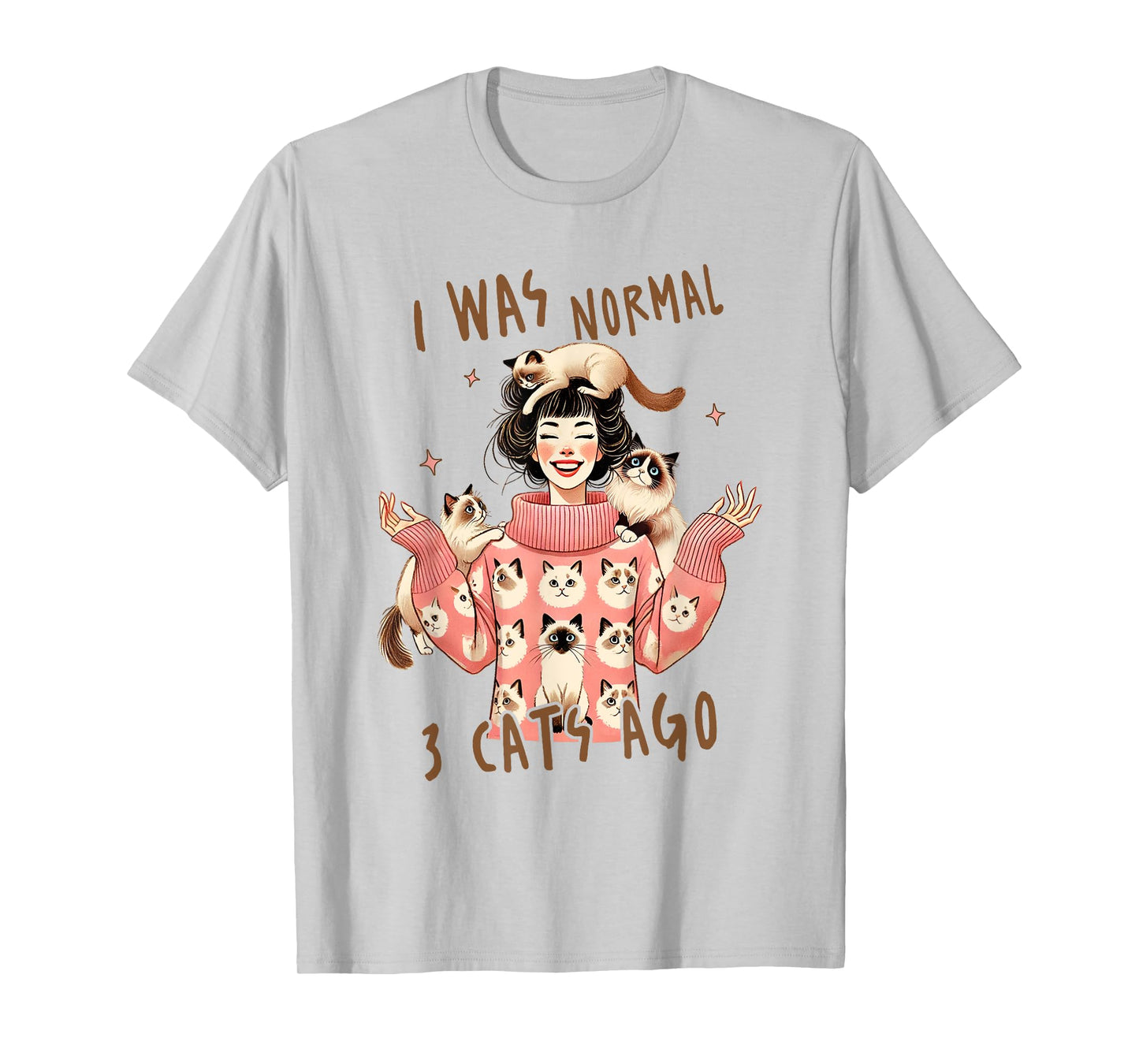 Funny Cat Lover Kitten Sassy Cat Women T-Shirt