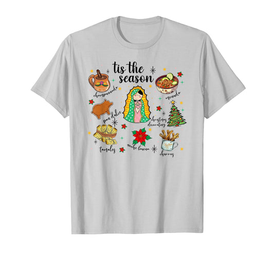 Coquette Tis The Season Mexican Christmas Spanish Donkey T-Shirt