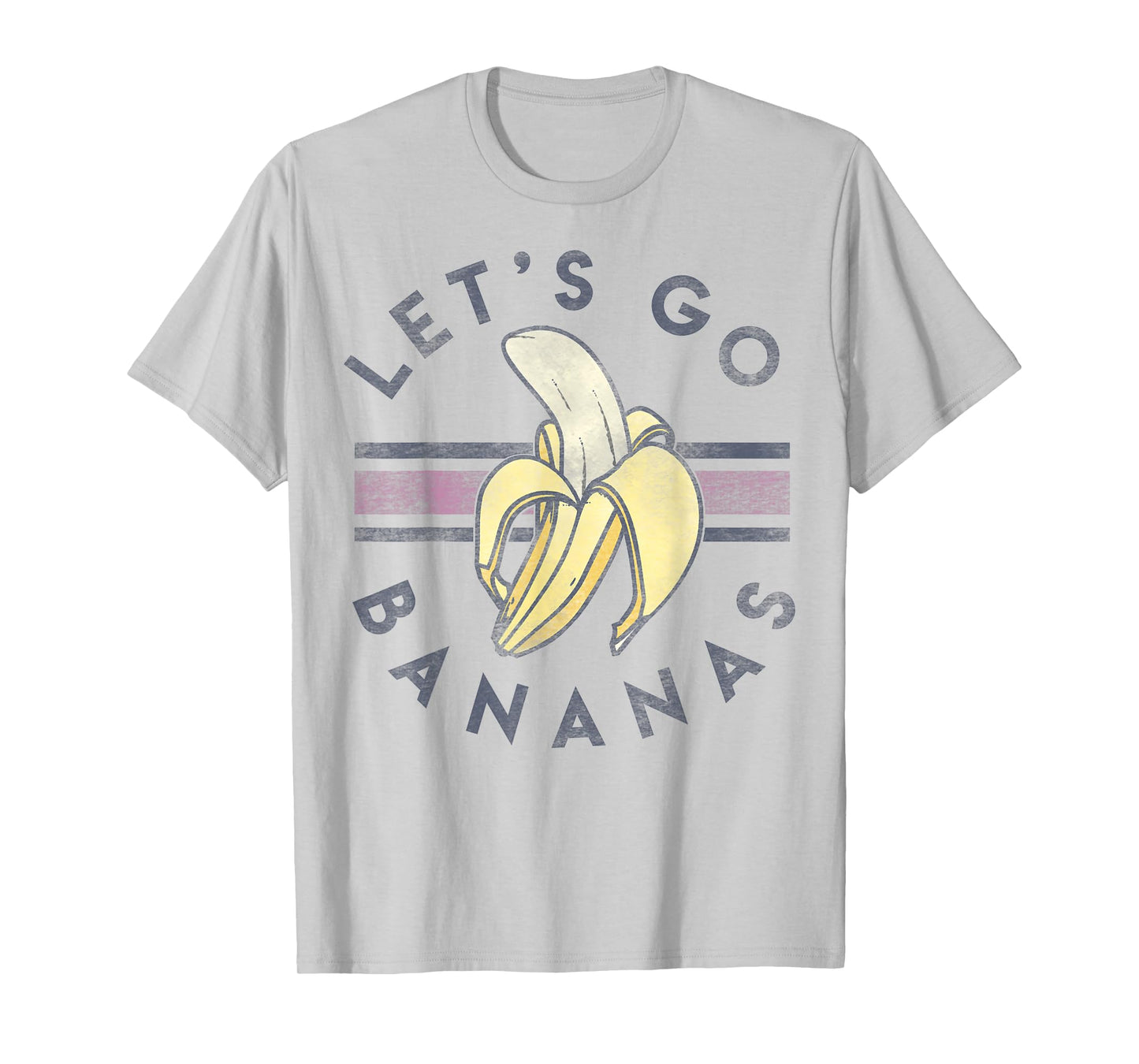 Let's Go Bananas Vintage Sporty Stripe T-Shirt