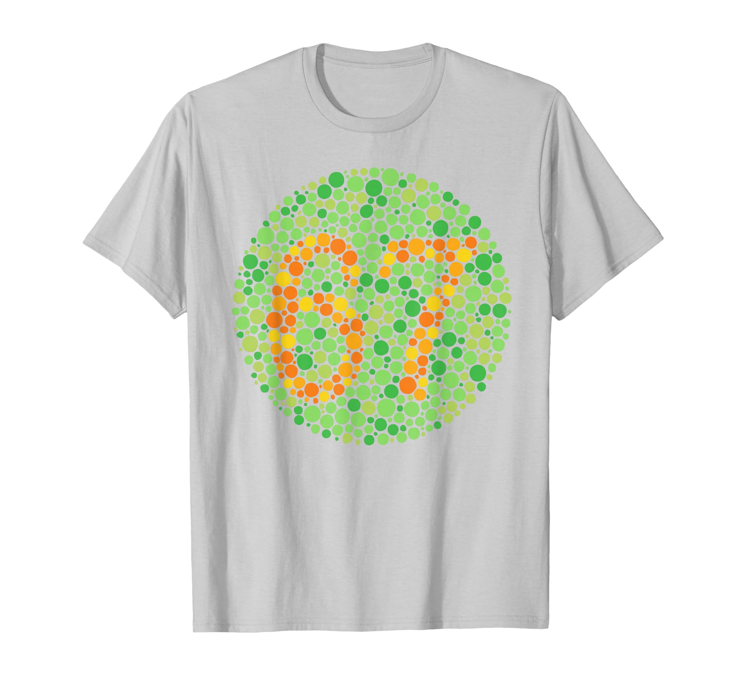 Color Blind Test 67 Six Seven Polka Dot Teacher Nurse Kids T-Shirt
