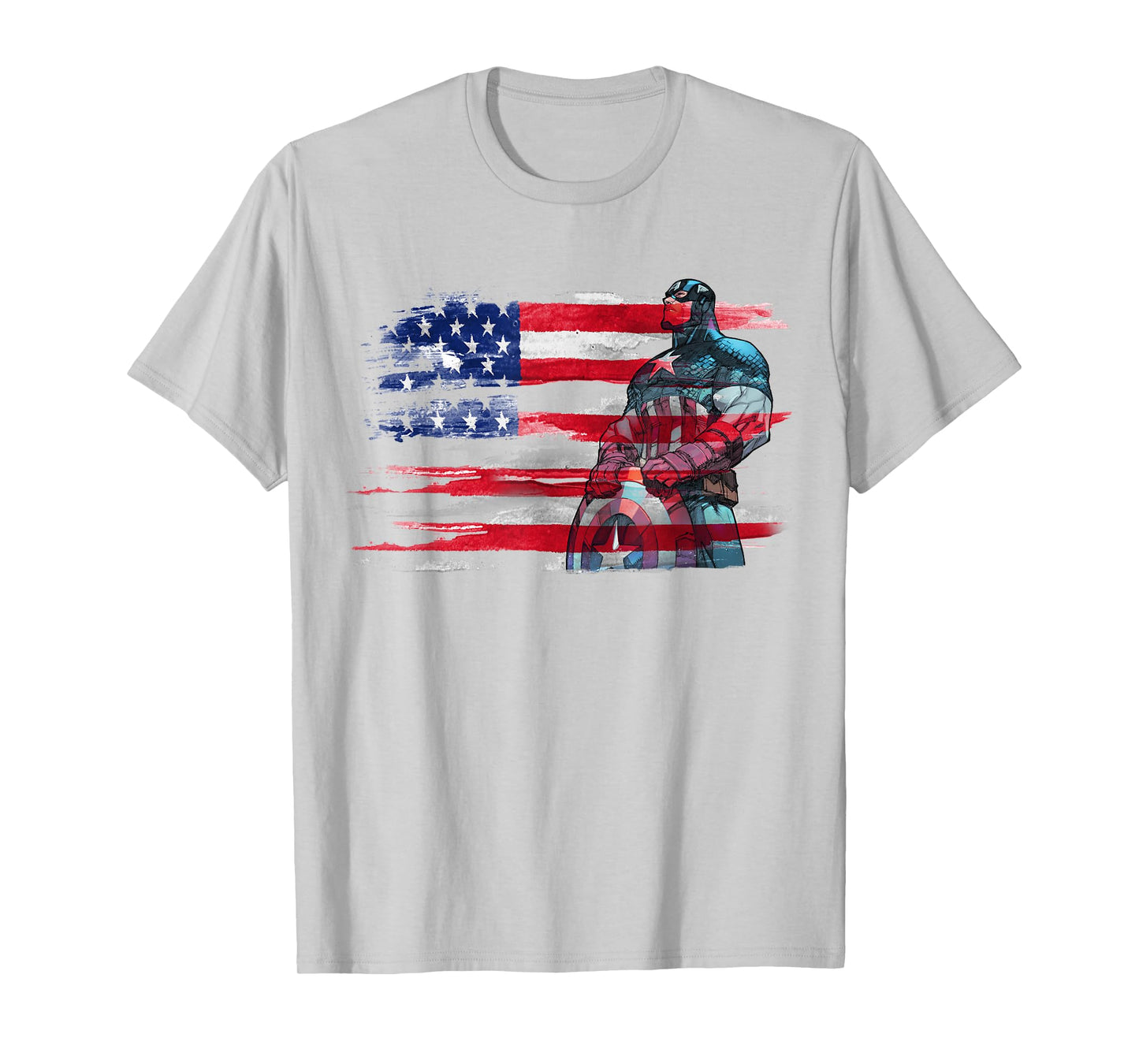 Marvel Captain America Stand to Honor RedWhiteBlue T-Shirt T-Shirt