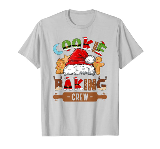 Cookie Baking Crew Pajama Family Christmas Gingerbread Team T-Shirt