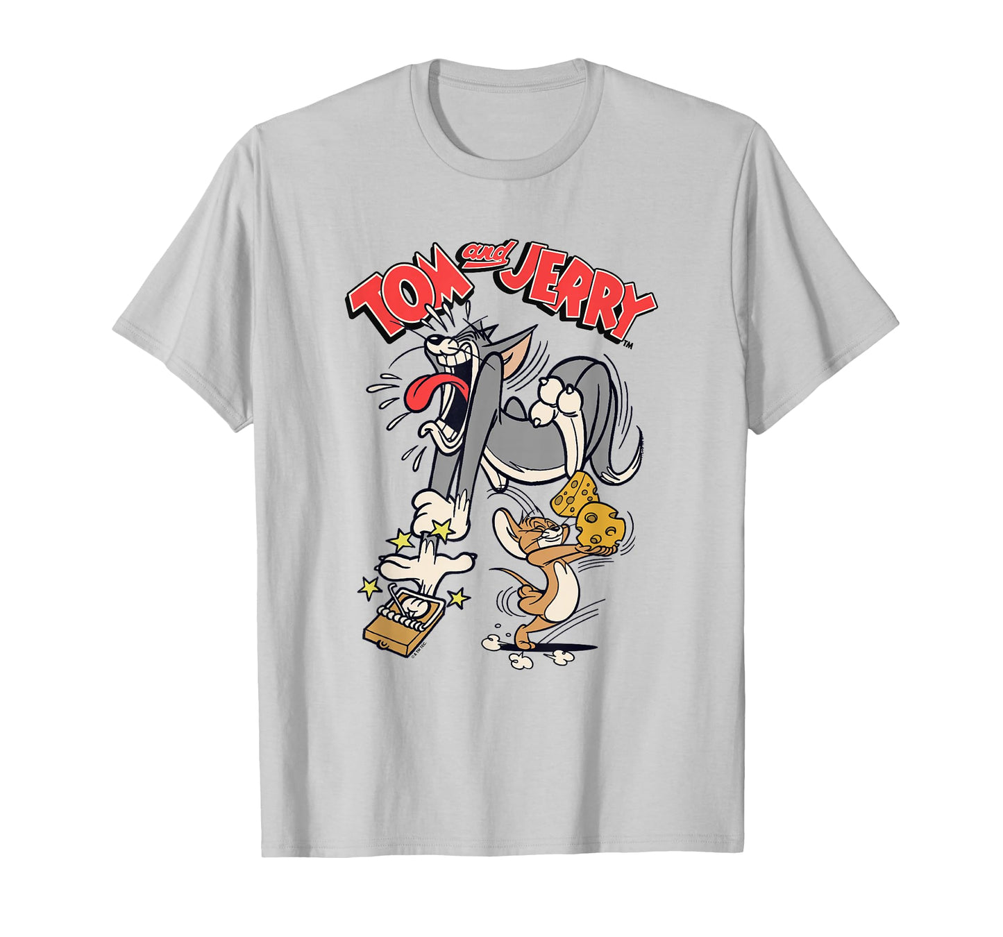 Tom and Jerry Classic Mousetrap Fail Scene Logo T-Shirt