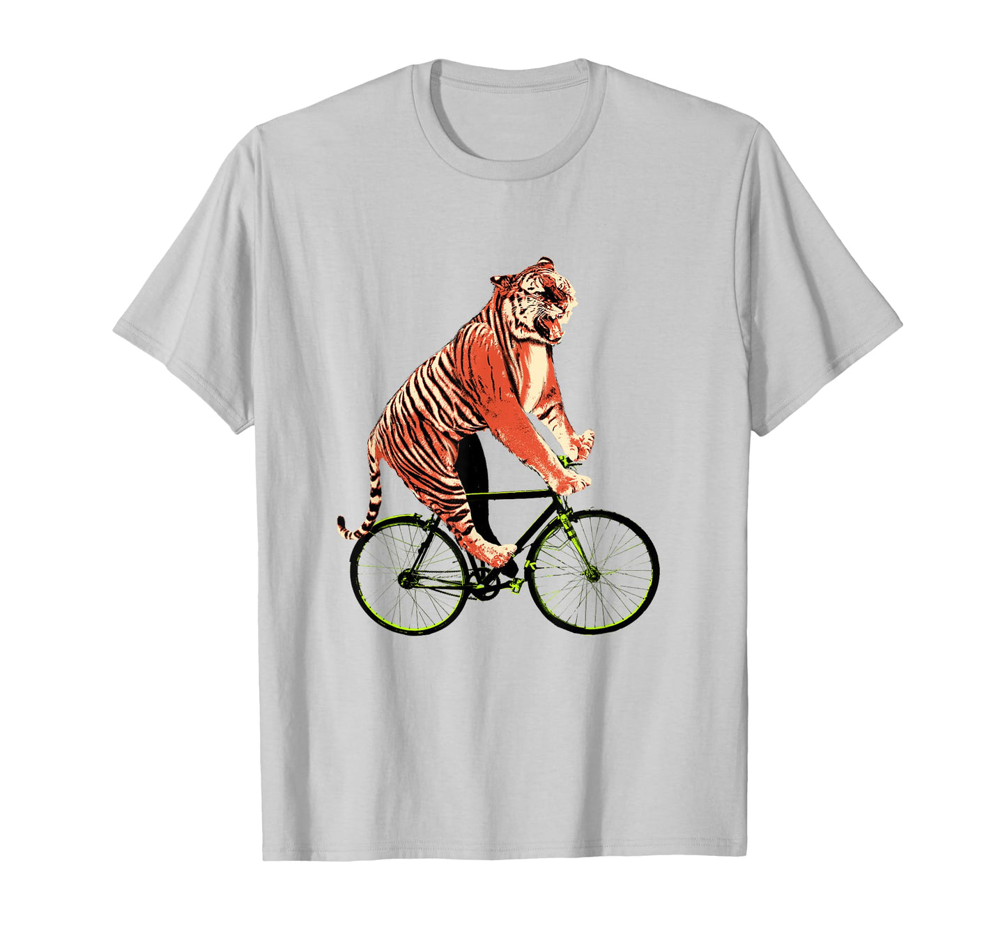 Tiger Riding Bicycle - Funny Tiger gift for a Cyclist T-Shirt