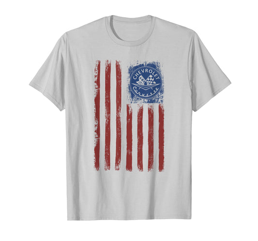 Chevrolette Corvette American Flag | #27936 T-Shirt