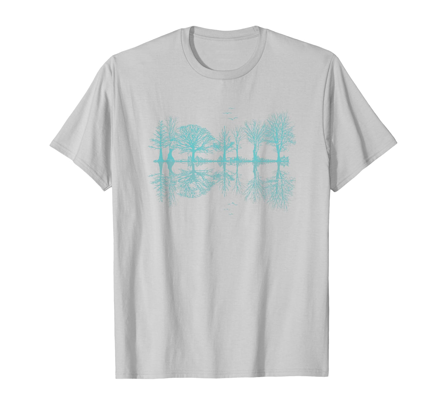 Outdoor Forest Trees Reflection Wildlife Nature T-Shirt