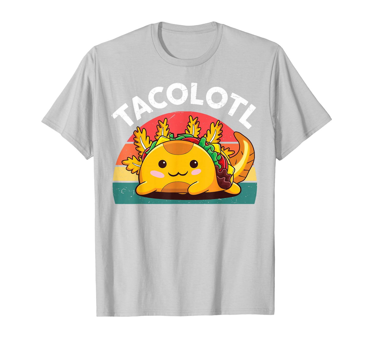 Taco Axolotl-Shirt Funny Taco Tuesday Mexican T-Shirt