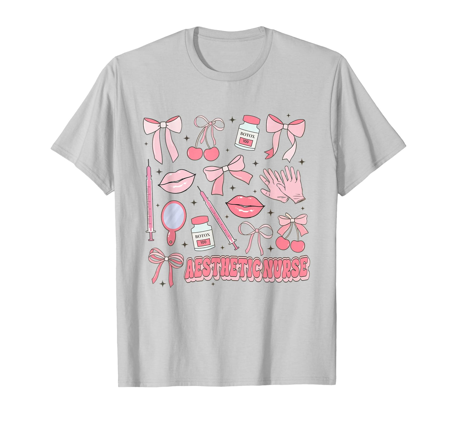 Coquette Aesthetic Nurse Injector Dermatology Botox Nurse T-Shirt