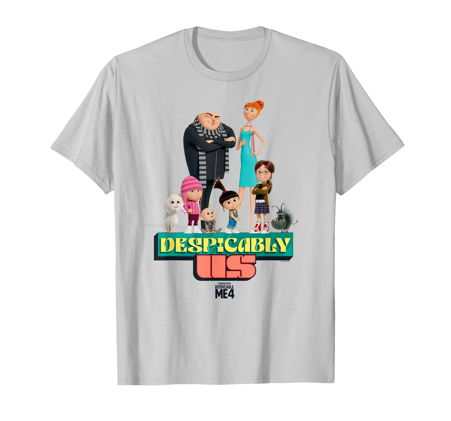 Minions Despicable Me 4 Despicably Us Gru & Family T-Shirt