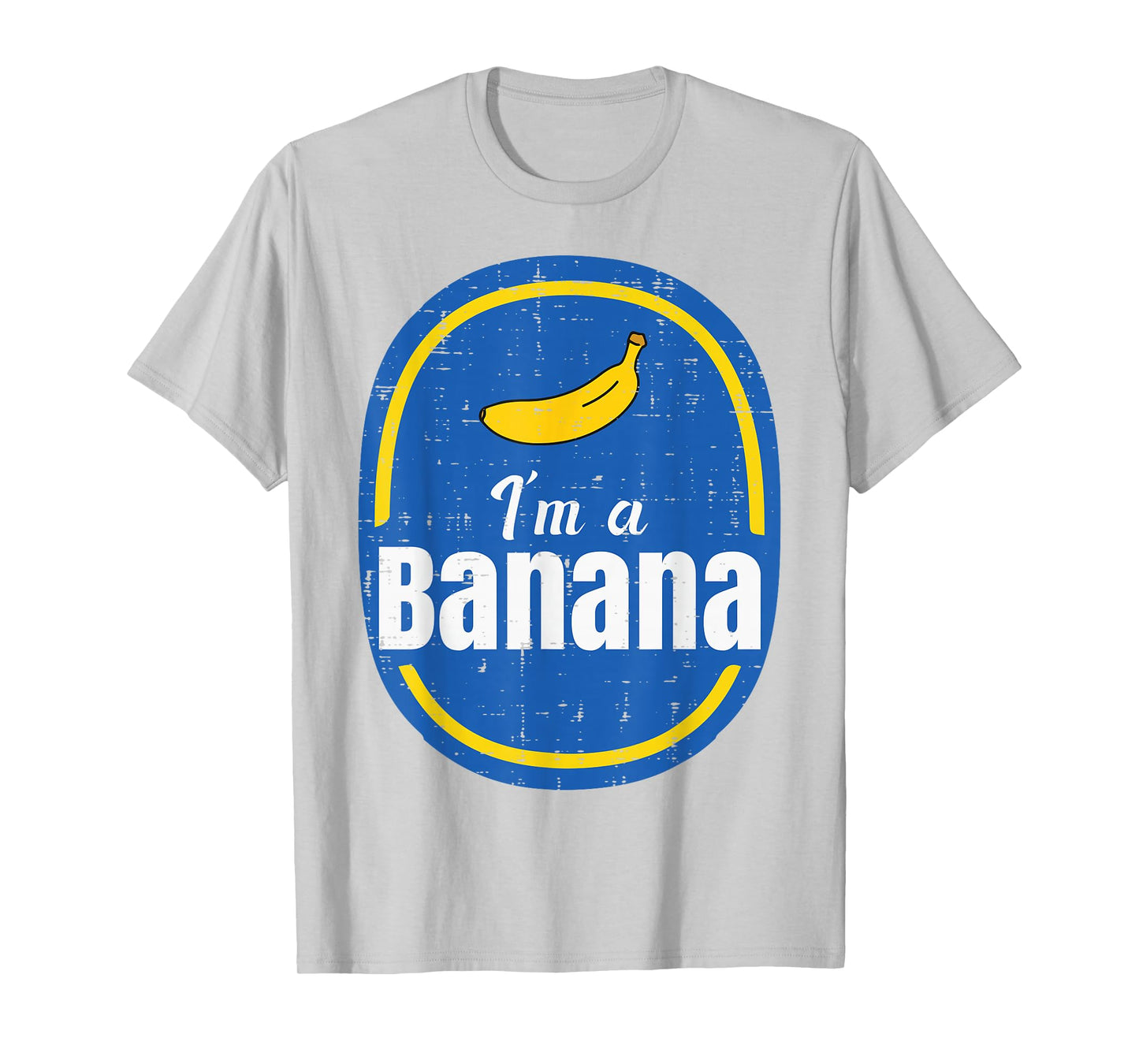 Halloween Im Banana Funny Fruit Food Costume Men Women Kids T-Shirt