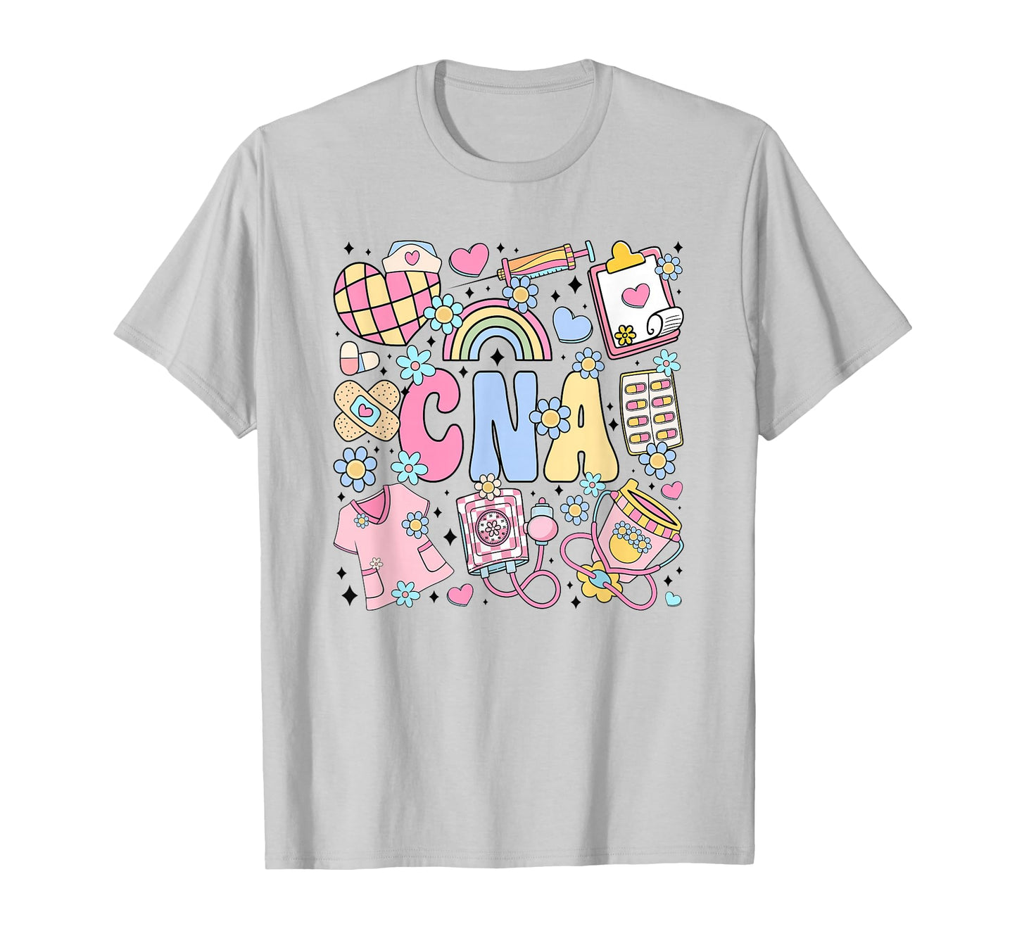 CNA Nurse Stuff Retro Certified Nursing Assistant Nursing T-Shirt