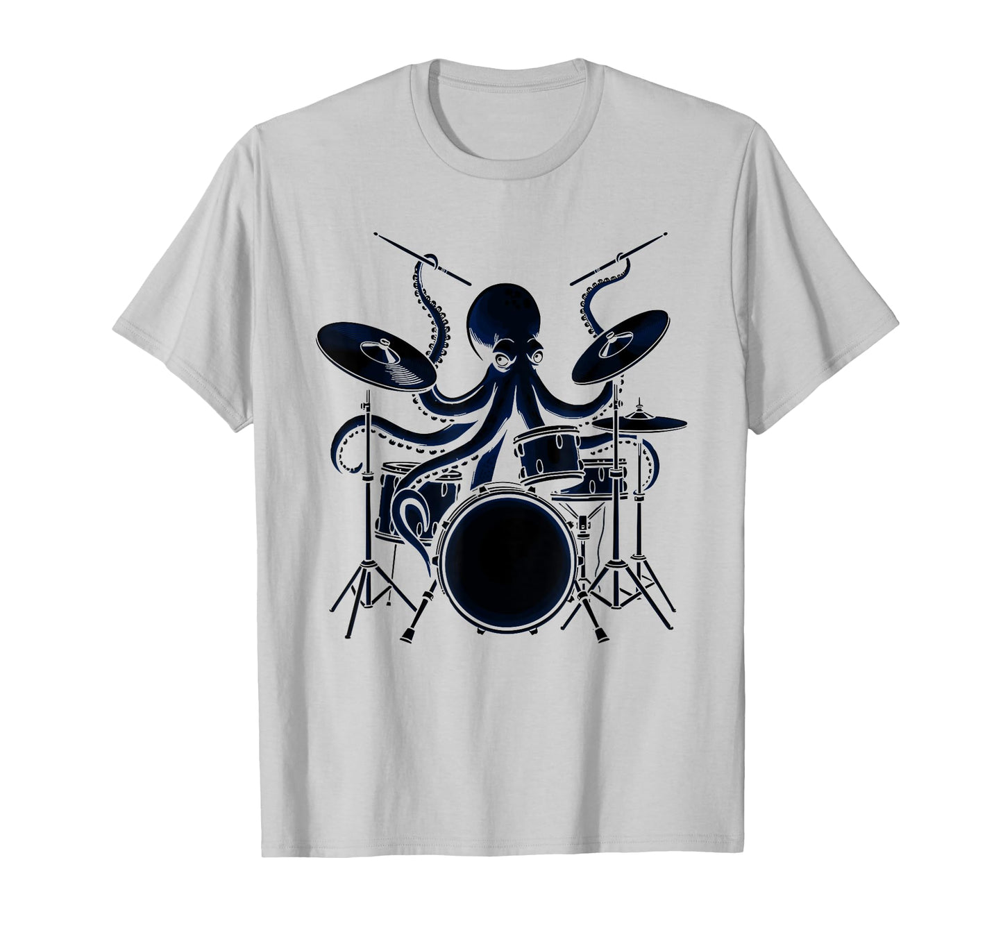 Octopus playing drums drummer octopus T-Shirt