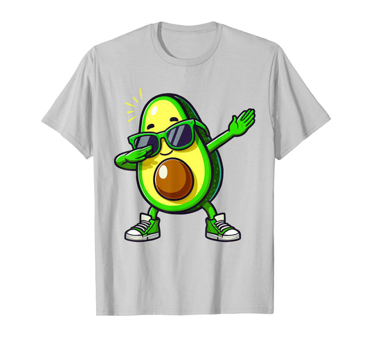 Funny Dabbing Avocado Kids Women Men Avocado T-Shirt