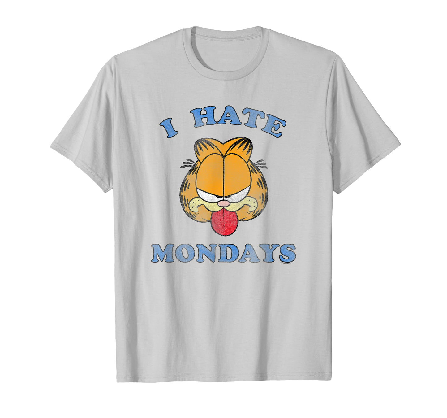 Garfield I Hate Mondays Funny Vintage Cartoon Cat T-Shirt