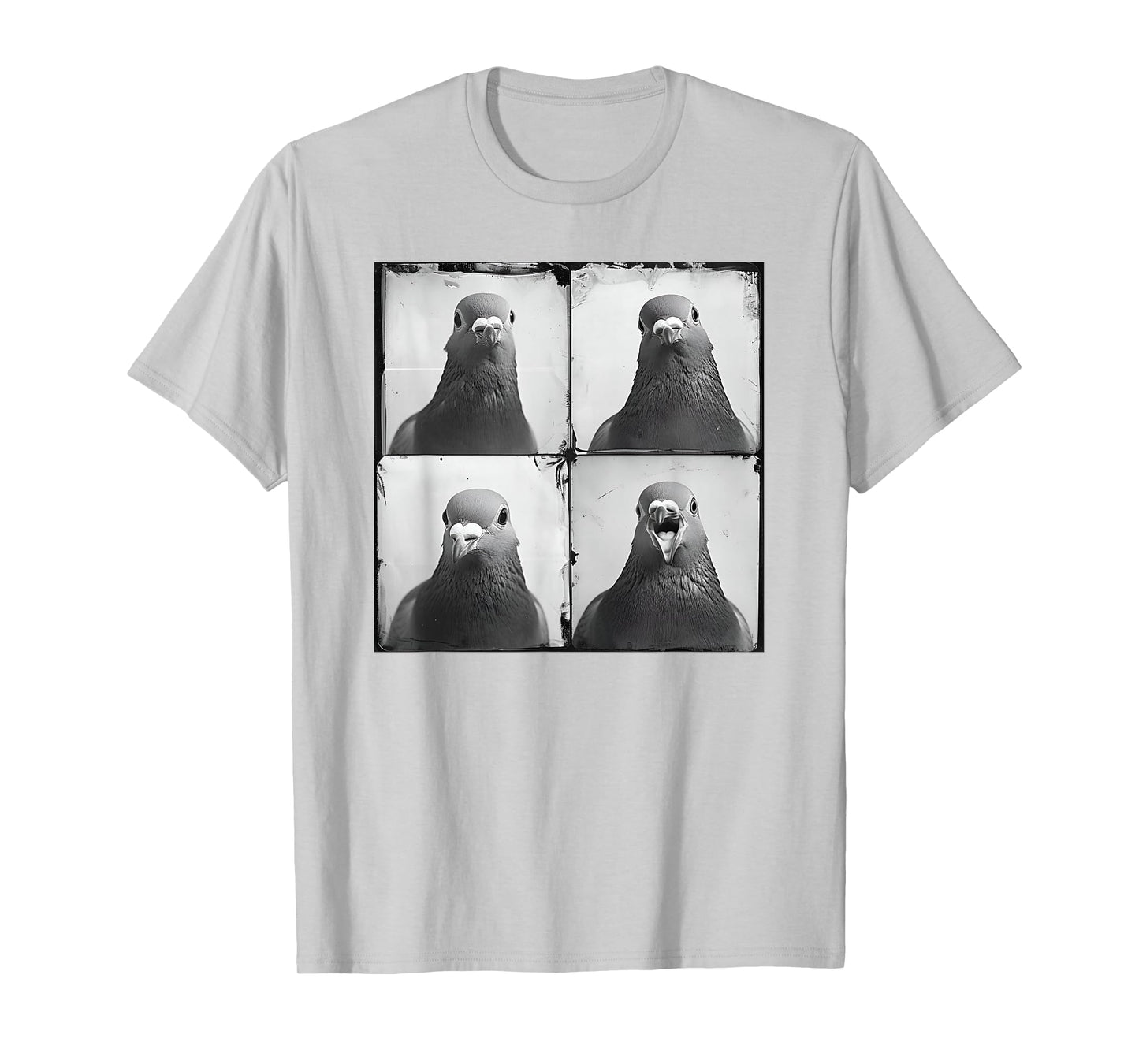Pigeon Fancier Retro Portrait Keep Pigeons Funny Animal T-Shirt