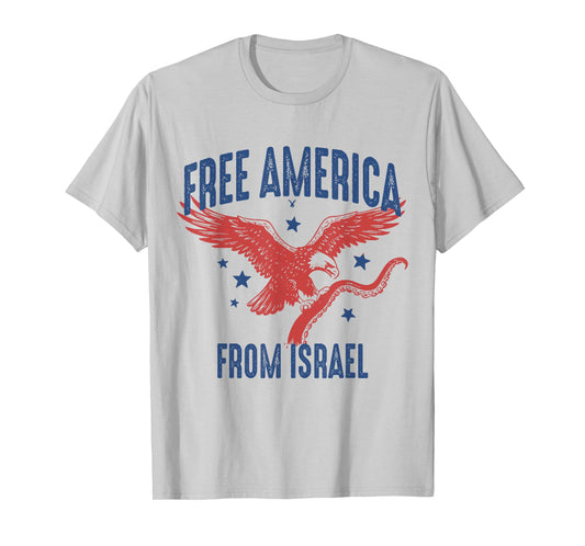 Free America from Israel for Mens Womens T-Shirt