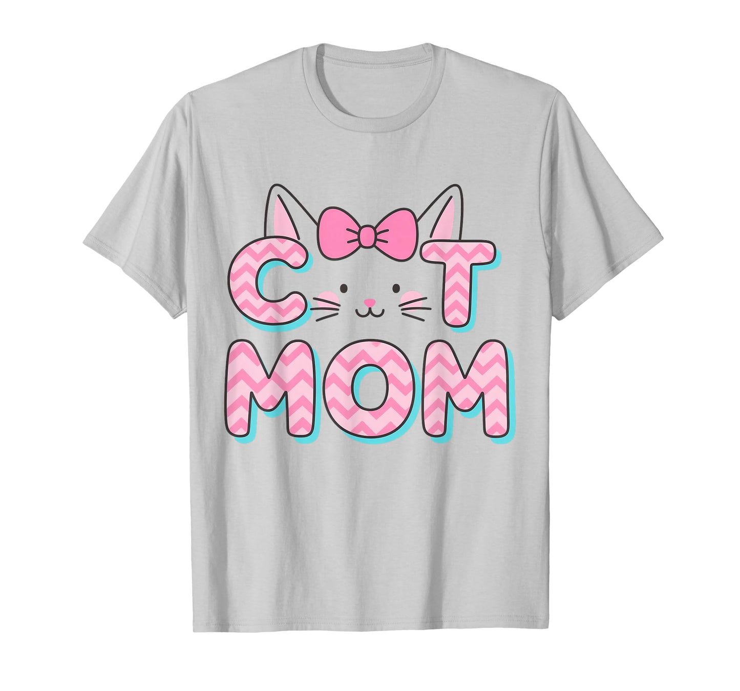 Women Cat Mom Cat Lover Cute Mother's Day Mama I Love My Cat T-Shirt