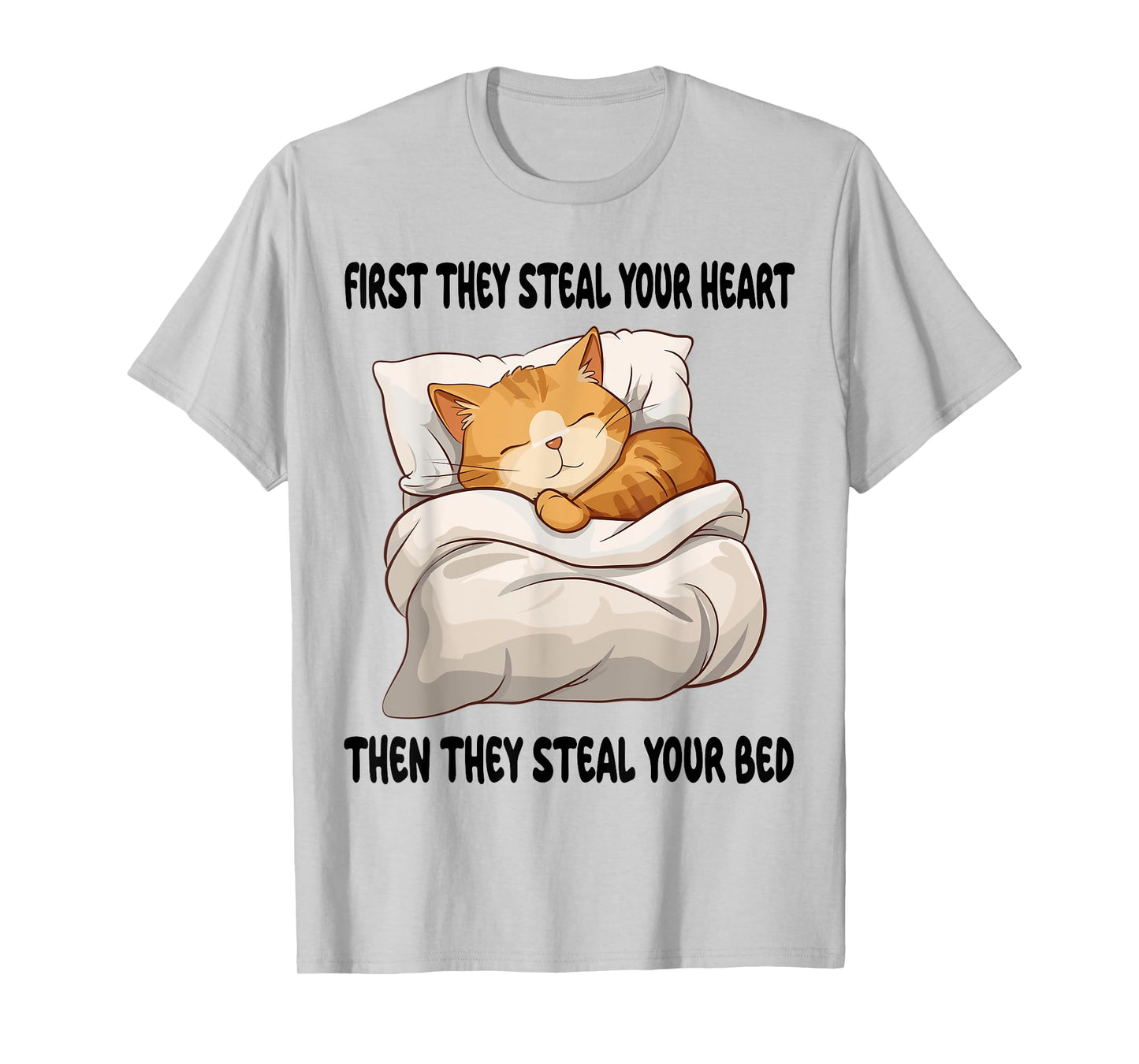Cat Kitten Sleeping Pajamas Nightgown Men Women Girls Kids T-Shirt