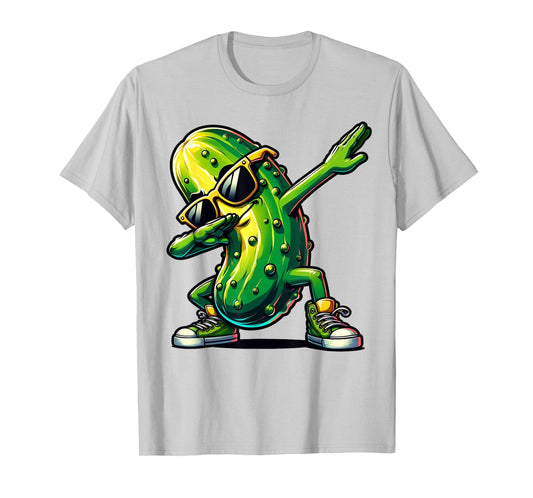 Dabbing Pickle Dancing Cucumber Pickle Lover Dab T-Shirt