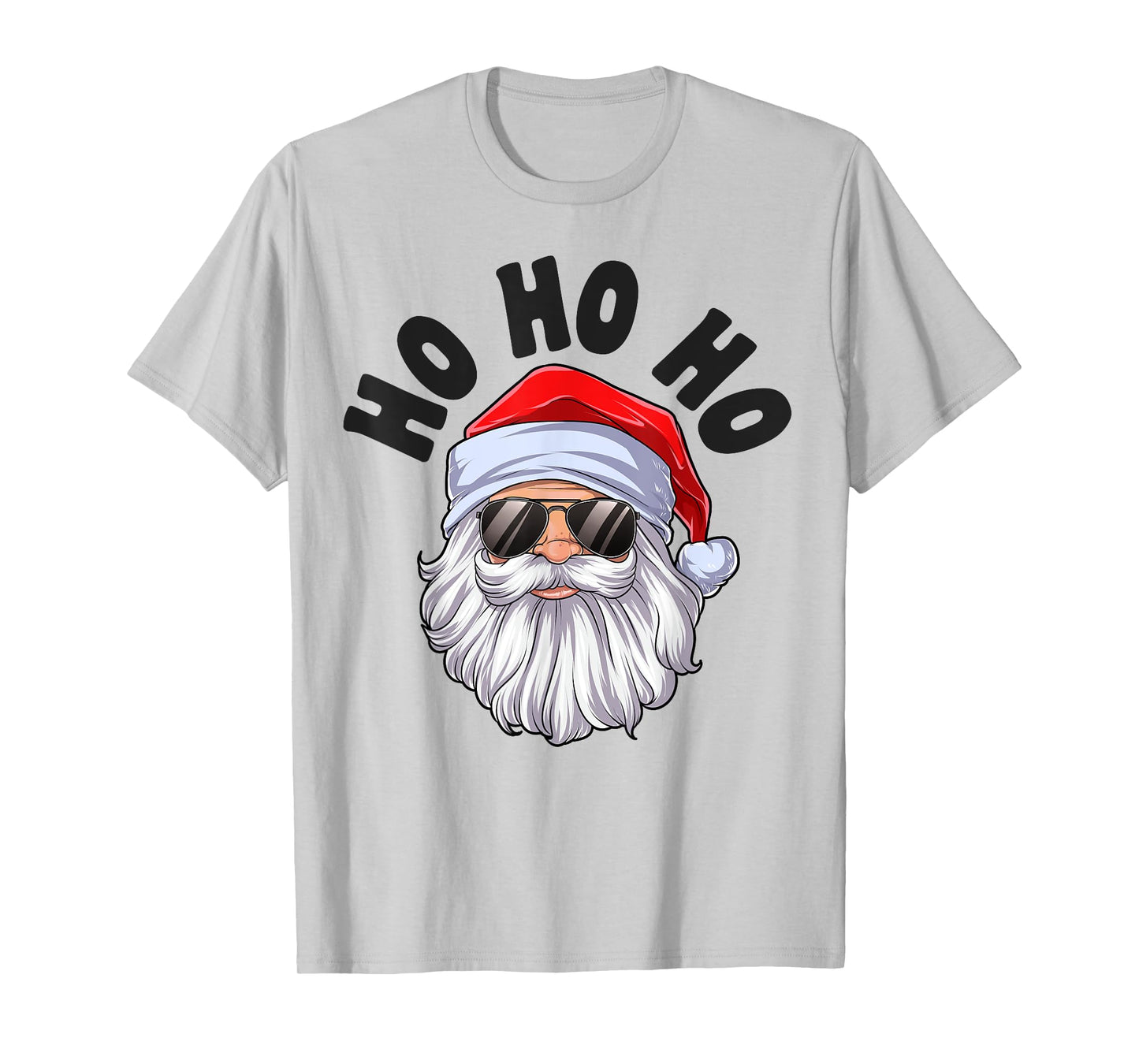 Ho Ho Ho Christmas Santa Funny Xmas Boys Girls Sunglasses T-Shirt