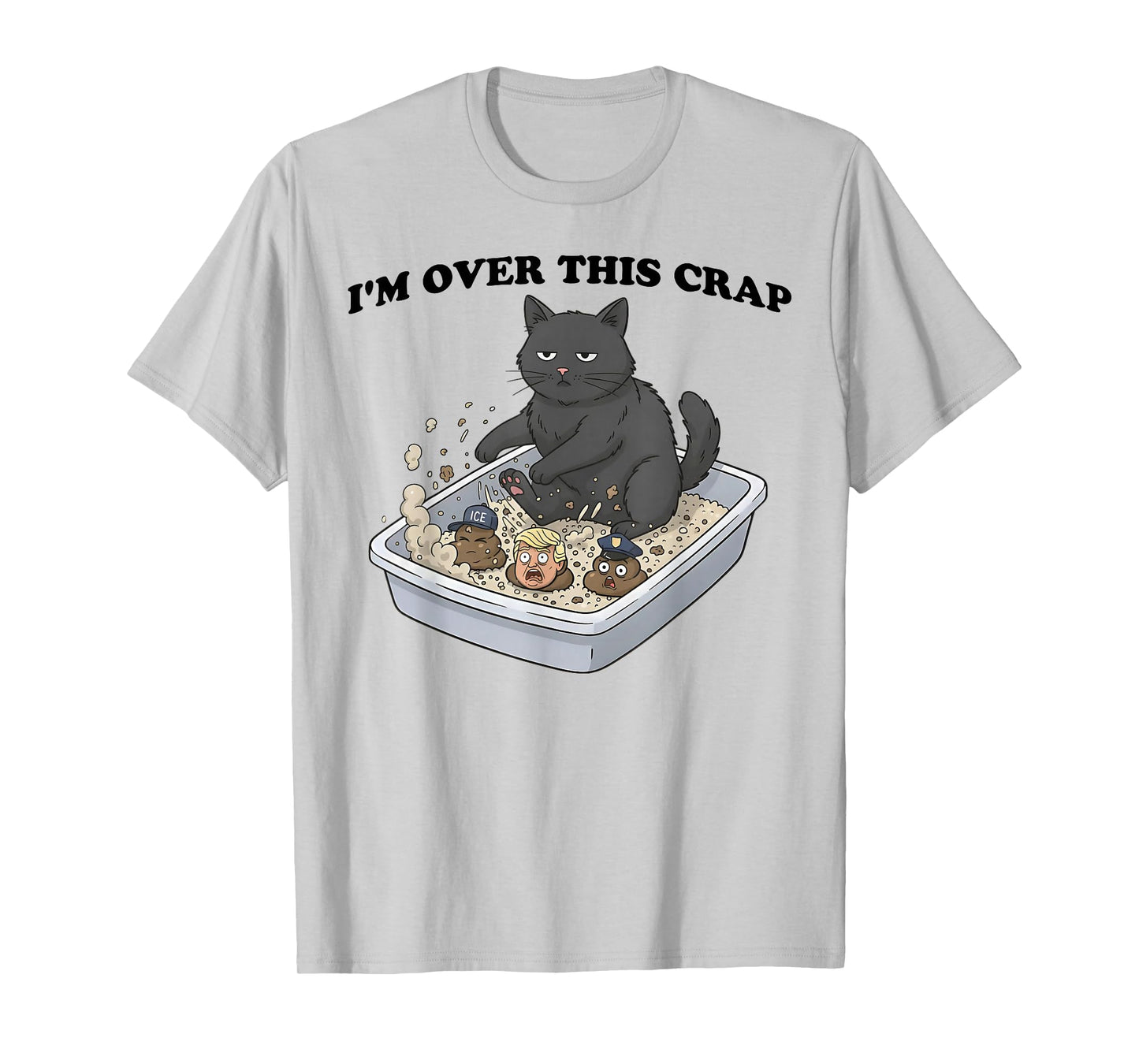Cat I'm Over This Crap T-Shirt
