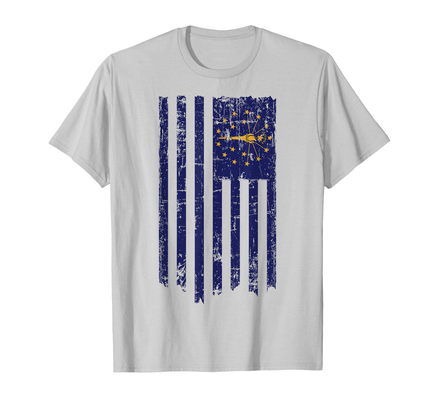 Indiana American Flag T-Shirt T-Shirt