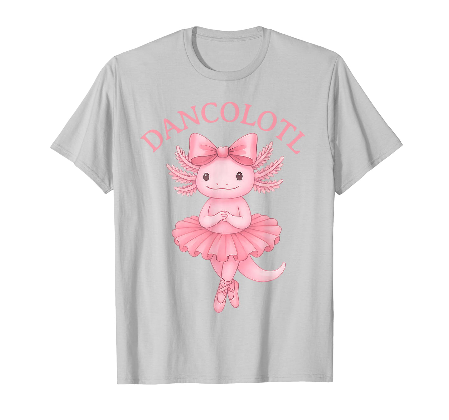 Ballerina Axolotl Coquette Bow Dancolotl Girls Ballet Dance T-Shirt