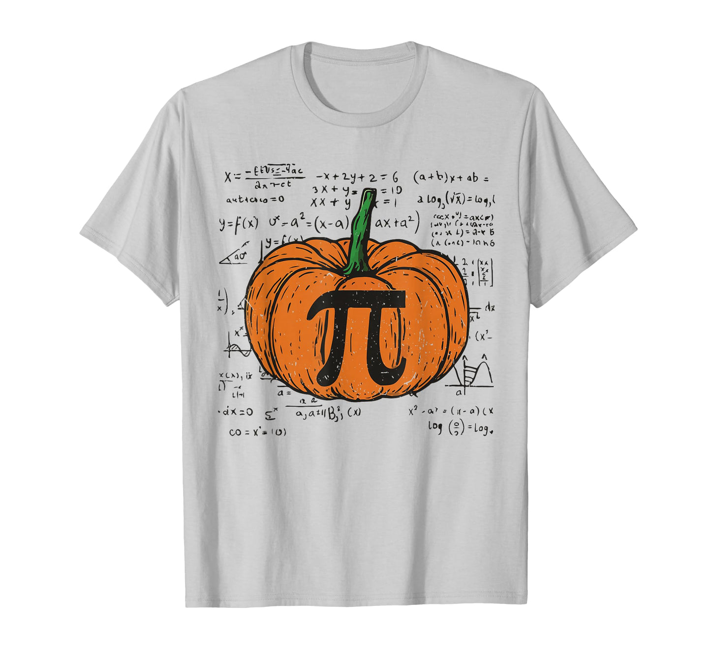 Funny Math Thanksgiving Pumpkin Pi Pie Math Teacher Science T-Shirt