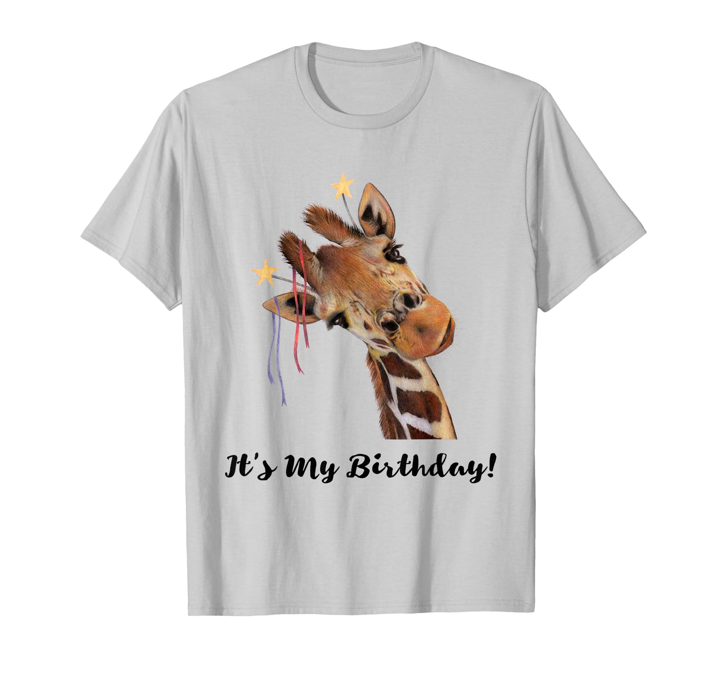 It's My Birthday Good Time Giraffe Party Animal T-Shirt T-Shirt