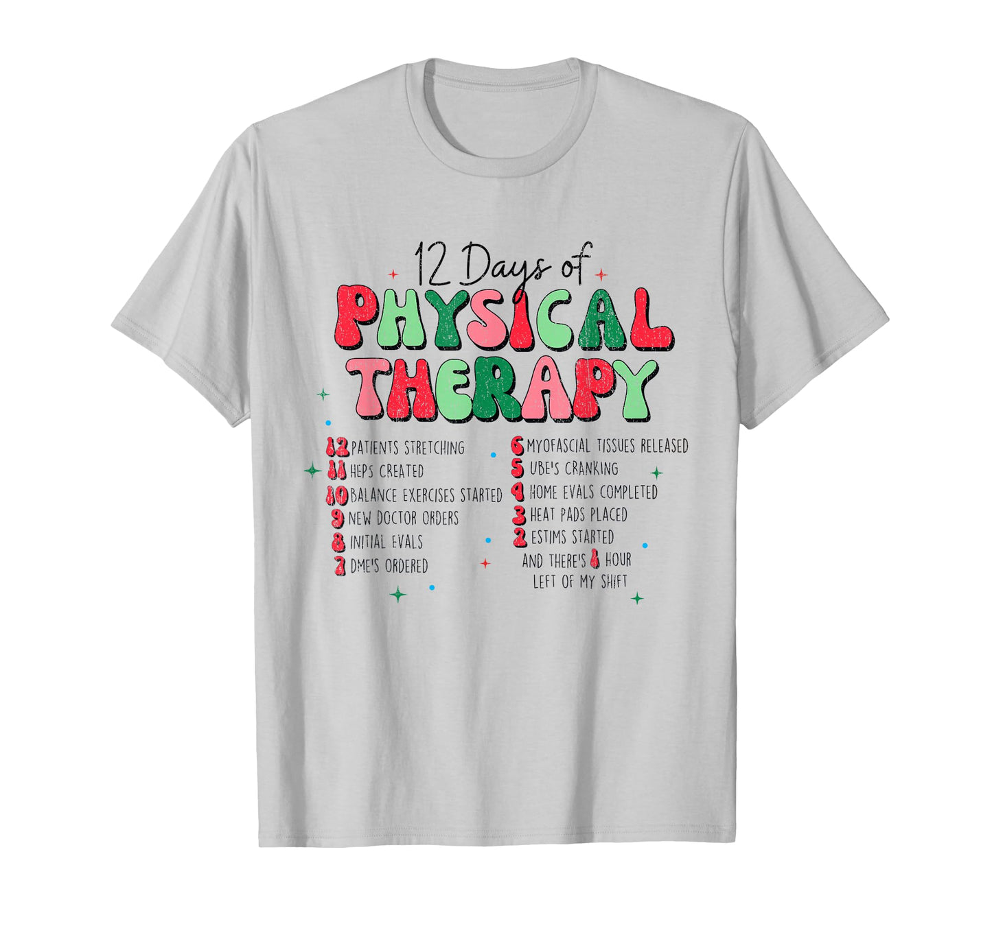 Christmas Physical Therapist Physical Therapy, PT Christmas T-Shirt