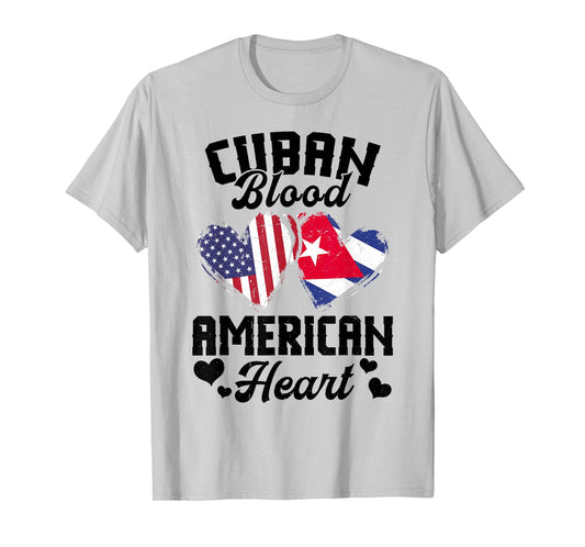 Cuban Flag Uniform American Outfit US Flags Cuba T-Shirt