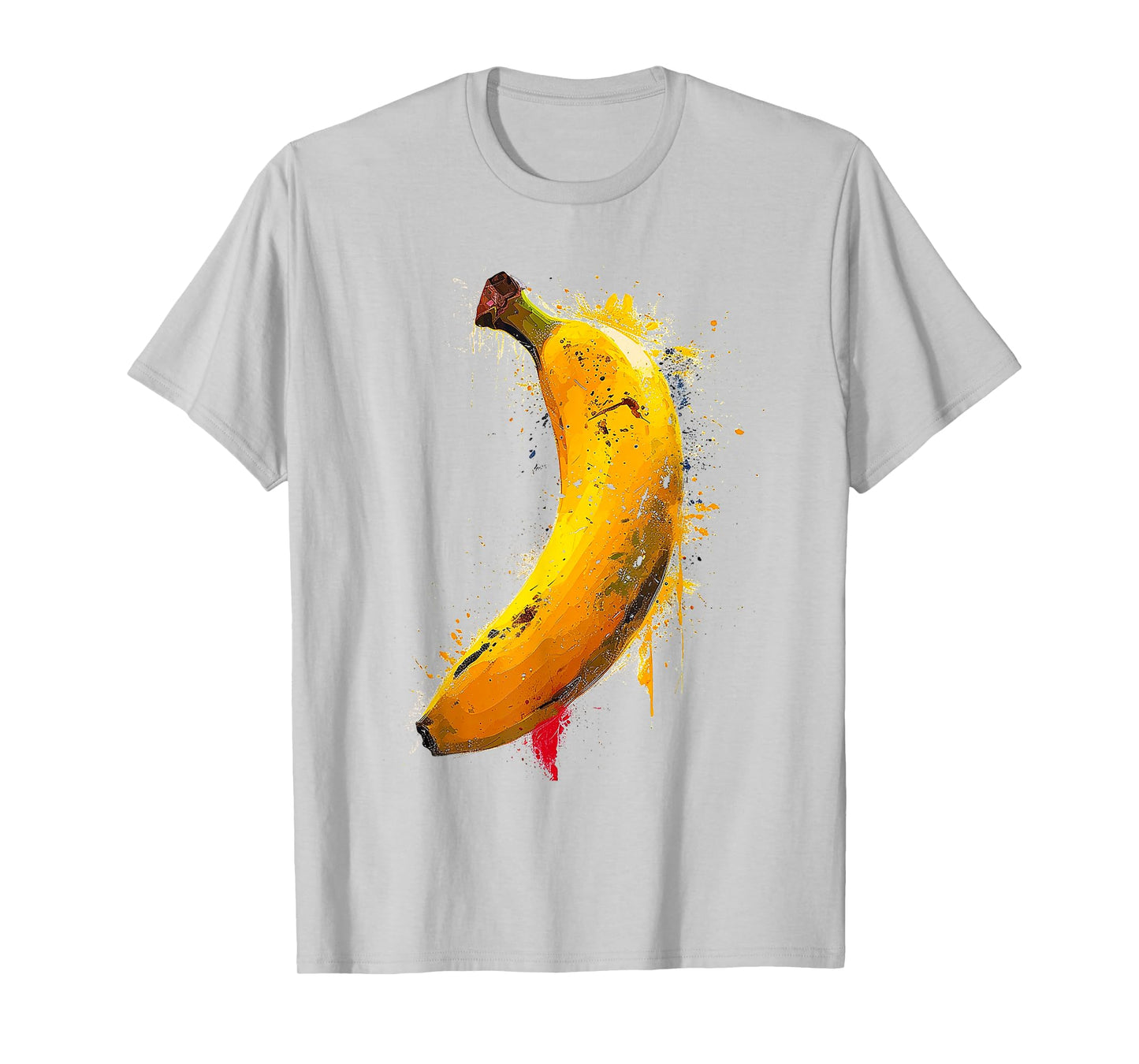 Banana Abstract Graphic Painting Art Fruit Banana T-Shirt