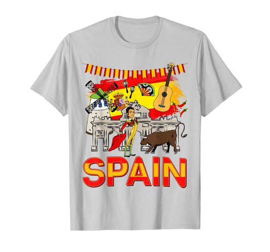 Spanish Flag Idea for Kids & Spanish Memorabilia Spain T-Shirt