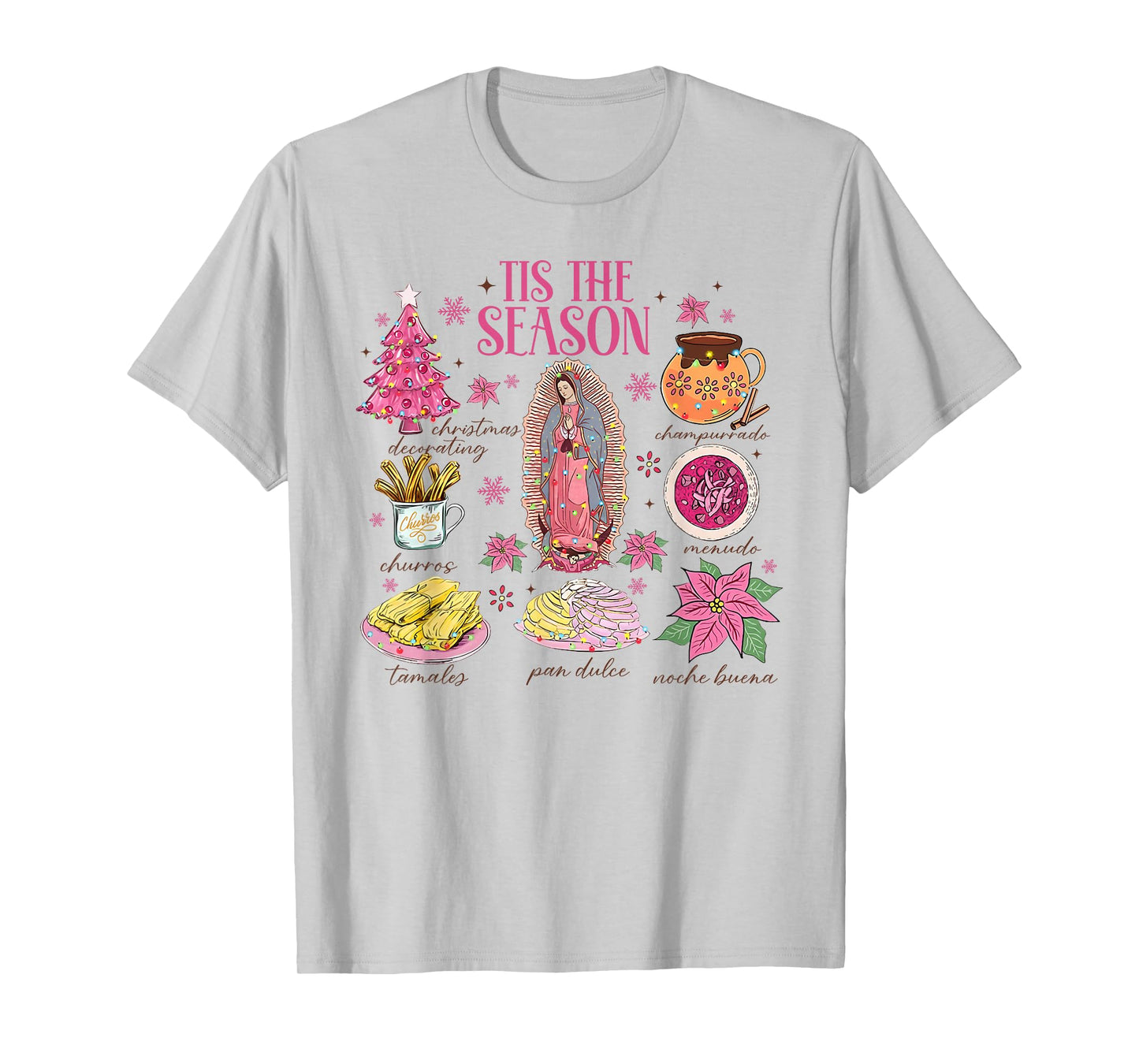 Coquette Tis The Season Mexican Christmas Spanish Donkey T-Shirt